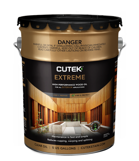 CUTEK Extreme 5 Gallons - Online Wood Oil - Accord Stain and Seal