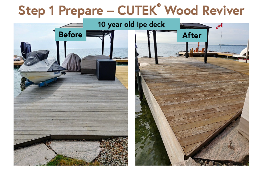 Timber Restoration Agent - CUTEK® Wood Reviver - Accord Stain and Seal